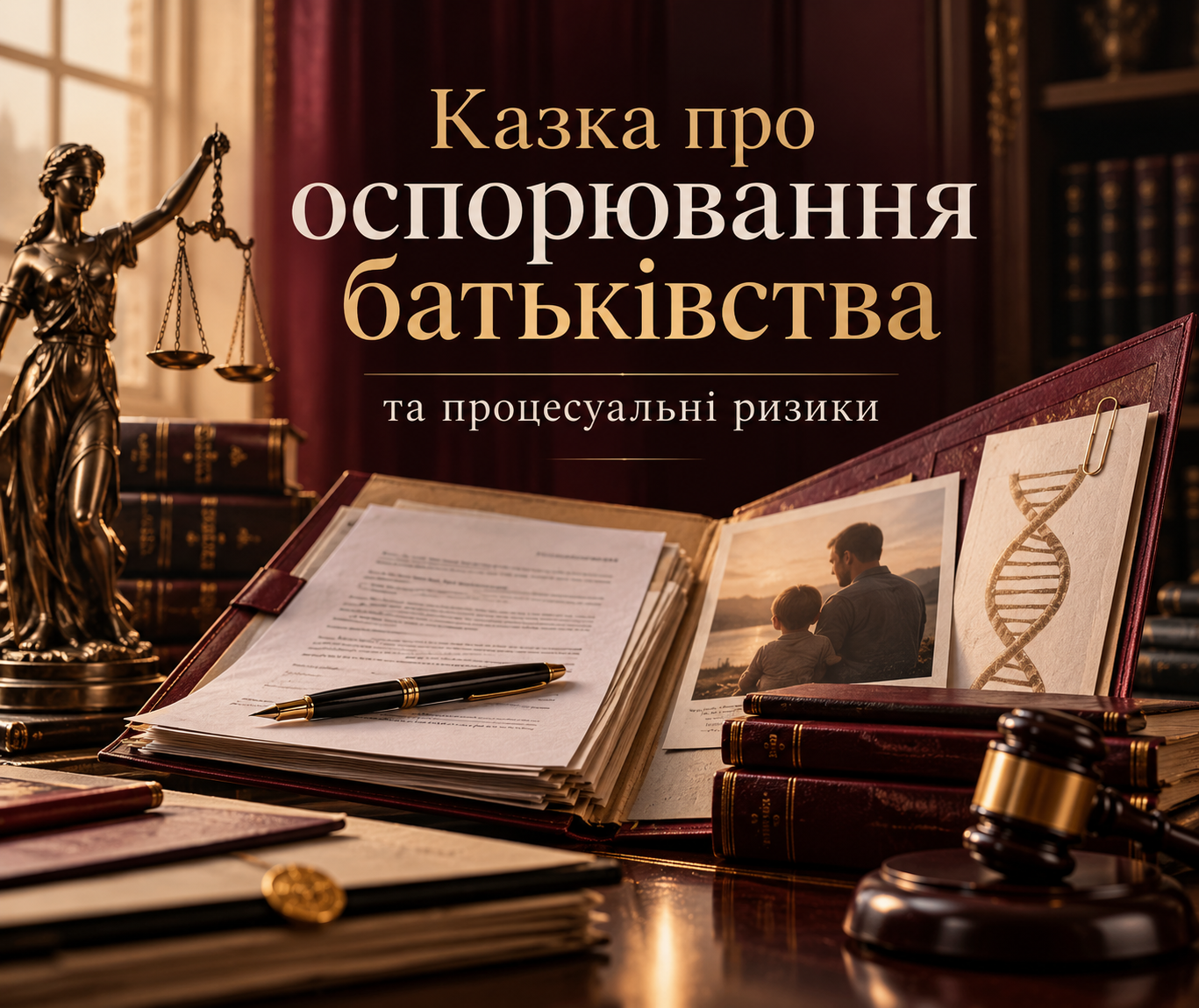 Казка про оспорювання батьківства, або Чому не кожен позов варто подавати до суду