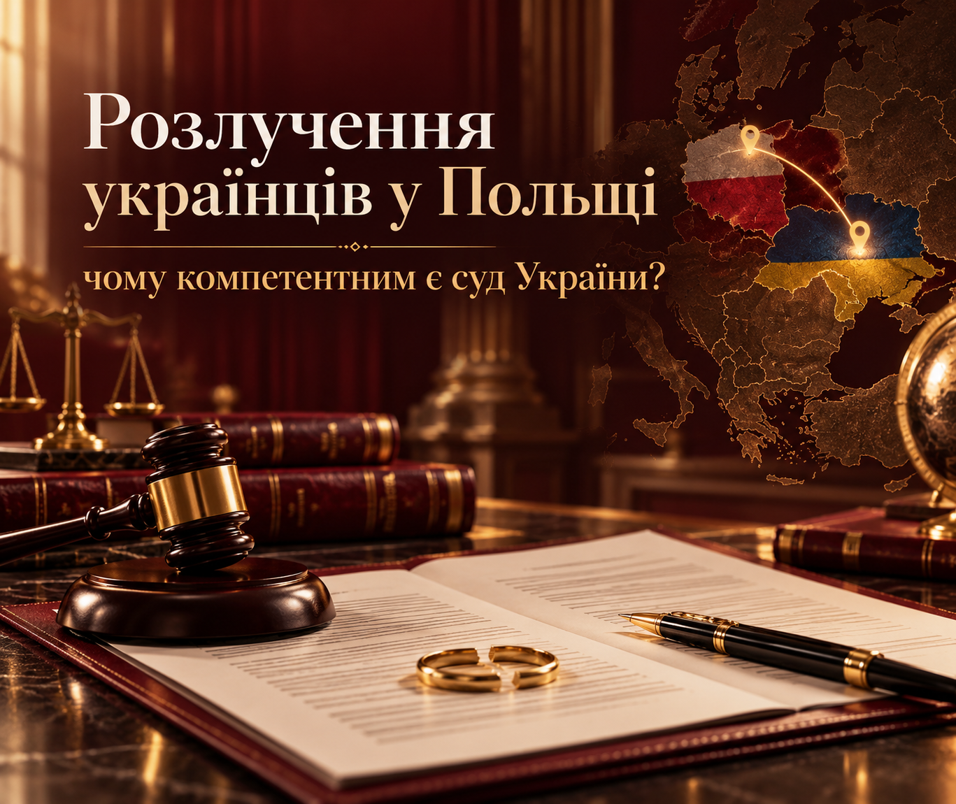 Розлучення українців у Польщі: чому компетентним є український суд?